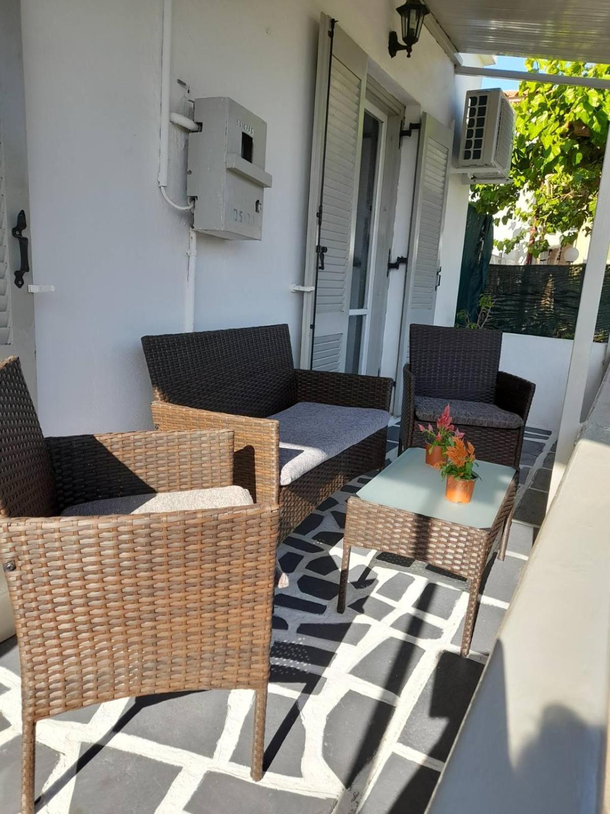 Victory'S House, 3Min Walk To Skala'S Sandy Beach Exterior foto